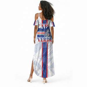 Accordion Gaita Cabo Verde Summer Maxi Dress Cape Verdean Instrument Cute Manatee