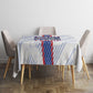 Accordion Gaita Cabo Verde Tablecloth Cape Verdean Instrument Cute Manatee
