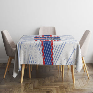 Accordion Gaita Cabo Verde Tablecloth Cape Verdean Instrument Cute Manatee
