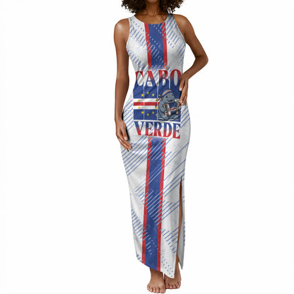 Accordion Gaita Cabo Verde Tank Maxi Dress Cape Verdean Instrument Cute Manatee