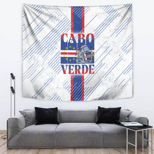 Accordion Gaita Cabo Verde Tapestry Cape Verdean Instrument Cute Manatee