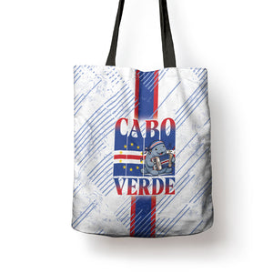 Accordion Gaita Cabo Verde Tote Bag Cape Verdean Instrument Cute Manatee