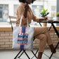 Accordion Gaita Cabo Verde Tote Bag Cape Verdean Instrument Cute Manatee