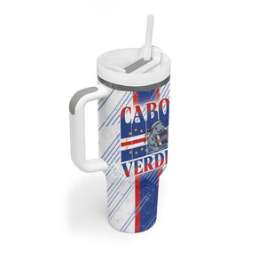 Accordion Gaita Cabo Verde Tumbler With Handle Cape Verdean Instrument Cute Manatee