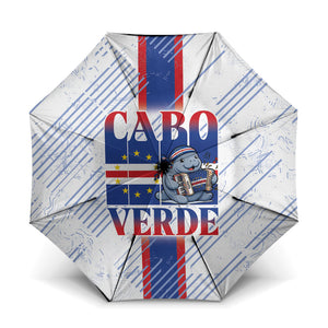 Accordion Gaita Cabo Verde Umbrella Cape Verdean Instrument Cute Manatee