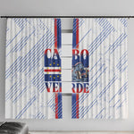 Accordion Gaita Cabo Verde Window Curtain Cape Verdean Instrument Cute Manatee