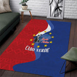 Santo Antao Cabo Verde Area Rug Map With Me Maia Statue African Pattern