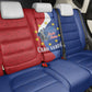 Santo Antao Cabo Verde Back Car Seat Cover Map With Me Maia Statue African Pattern