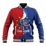 Santo Antao Cabo Verde Baseball Jacket Map With Me Maia Statue African Pattern