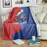 Santo Antao Cabo Verde Blanket Map With Me Maia Statue African Pattern