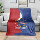 Santo Antao Cabo Verde Blanket Map With Me Maia Statue African Pattern