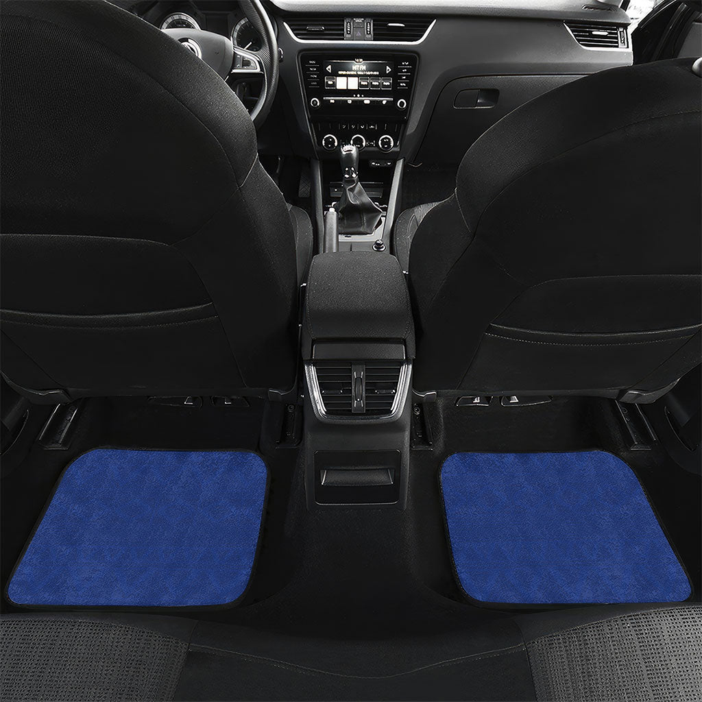 Santo Antao Cabo Verde Car Mats Map With Me Maia Statue African Pattern