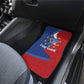 Santo Antao Cabo Verde Car Mats Map With Me Maia Statue African Pattern