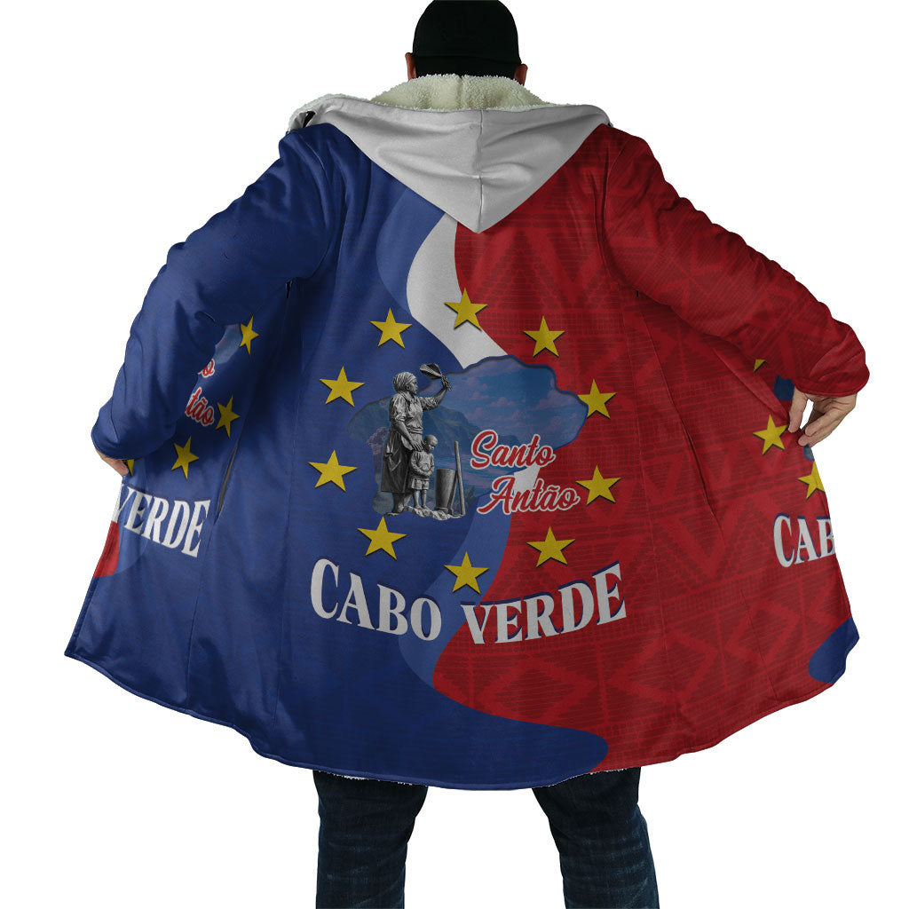 Santo Antao Cabo Verde Cloak Map With Me Maia Statue African Pattern