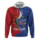 Santo Antao Cabo Verde Hoodie Map With Me Maia Statue African Pattern