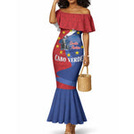Santo Antao Cabo Verde Mermaid Dress Map With Me Maia Statue African Pattern