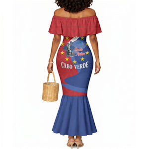 Santo Antao Cabo Verde Mermaid Dress Map With Me Maia Statue African Pattern