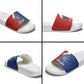 Santo Antao Cabo Verde Slide Sandals Map With Me Maia Statue African Pattern