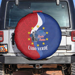 Santo Antao Cabo Verde Spare Tire Cover Map With Me Maia Statue African Pattern