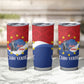 Santo Antao Cabo Verde Tumbler Cup Map With Me Maia Statue African Pattern