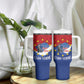 Santo Antao Cabo Verde Tumbler With Handle Map With Me Maia Statue African Pattern