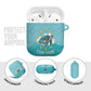Sao Vincente Cabo Verde AirPods Case Map With Sea Turtle African Pattern