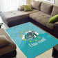 Sao Vincente Cabo Verde Area Rug Map With Sea Turtle African Pattern