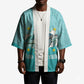 Sao Vincente Cabo Verde Kimono Map With Sea Turtle African Pattern