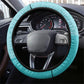 Sao Vincente Cabo Verde Steering Wheel Cover Map With Sea Turtle African Pattern