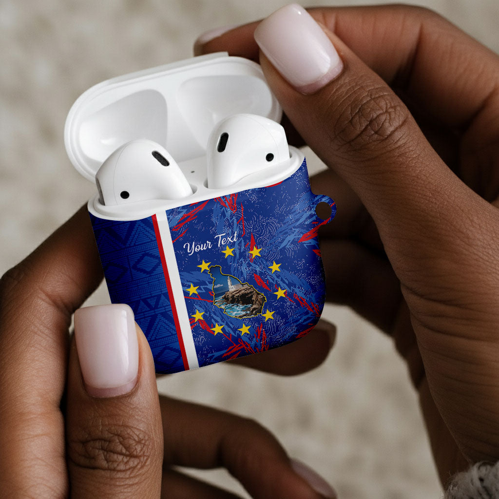 Personalized Santiago Cabo Verde AirPods Case Map With Farol de Dona Maria Pia