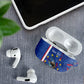 Personalized Santiago Cabo Verde AirPods Case Map With Farol de Dona Maria Pia