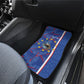 Personalized Santiago Cabo Verde Car Mats Map With Farol de Dona Maria Pia