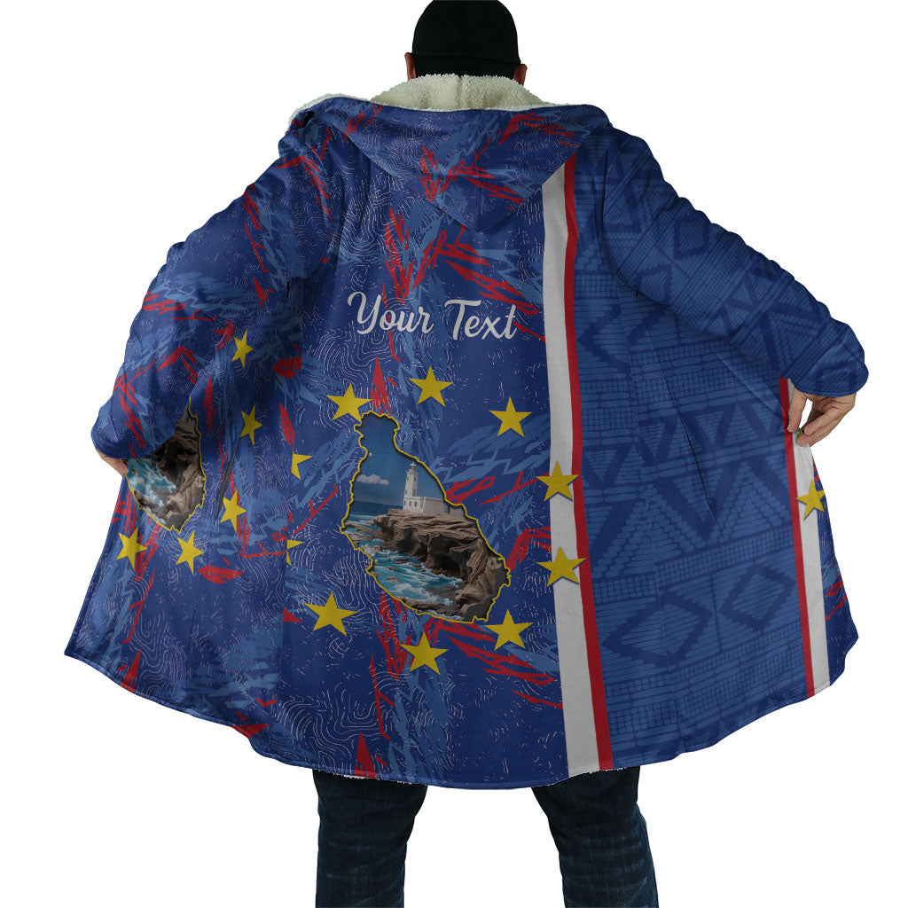 Personalized Santiago Cabo Verde Cloak Map With Farol de Dona Maria Pia