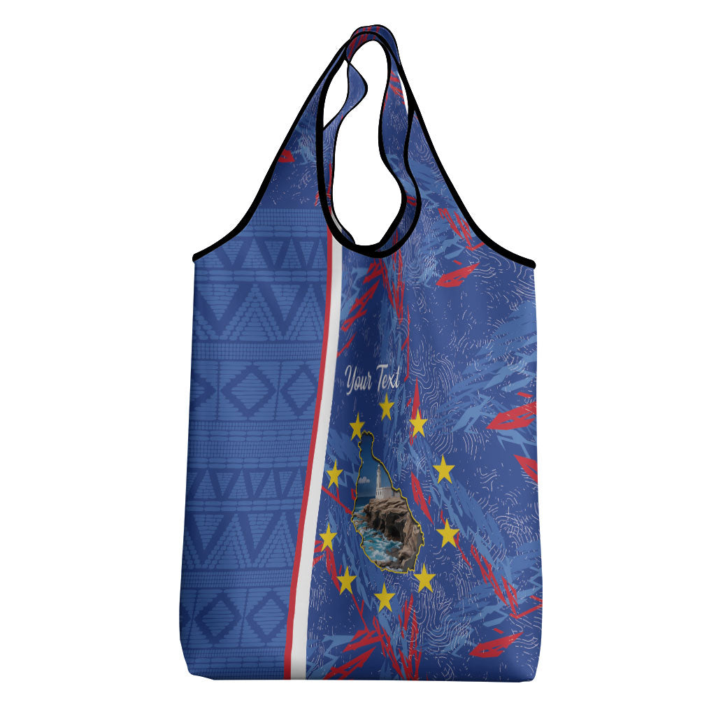 Personalized Santiago Cabo Verde Grocery Bag Map With Farol de Dona Maria Pia