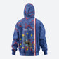 Personalized Santiago Cabo Verde Hoodie Map With Farol de Dona Maria Pia