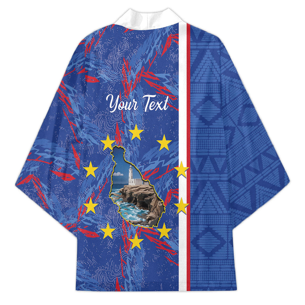 Personalized Santiago Cabo Verde Kimono Map With Farol de Dona Maria Pia