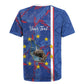 Personalized Santiago Cabo Verde Rugby Jersey Map With Farol de Dona Maria Pia