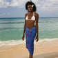 Personalized Santiago Cabo Verde Sarong Map With Farol de Dona Maria Pia