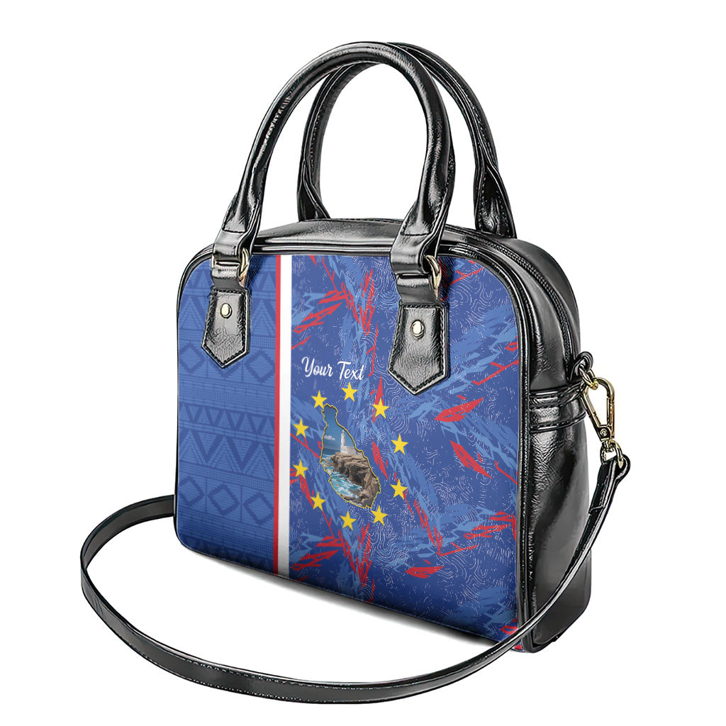 Personalized Santiago Cabo Verde Shoulder Handbag Map With Farol de Dona Maria Pia