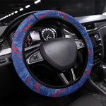 Santiago Cabo Verde Steering Wheel Cover Map With Farol de Dona Maria Pia