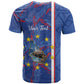 Personalized Santiago Cabo Verde T shirt Map With Farol de Dona Maria Pia