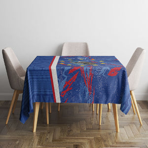 Personalized Santiago Cabo Verde Tablecloth Map With Farol de Dona Maria Pia