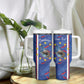 Personalized Santiago Cabo Verde Tumbler With Handle Map With Farol de Dona Maria Pia