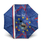 Personalized Santiago Cabo Verde Umbrella Map With Farol de Dona Maria Pia