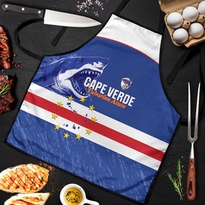 Cape Verde Football Apron Come On Tubaroes Azuis Shark