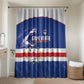 Cape Verde Football Bathroom Set Come On Tubaroes Azuis Shark
