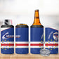 Cape Verde Football Custom 4 in 1 Can Cooler Tumbler Come On Tubaroes Azuis Shark - African Pride