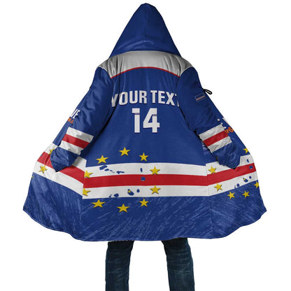 Cape Verde Football Custom Cloak Come On Tubaroes Azuis Shark