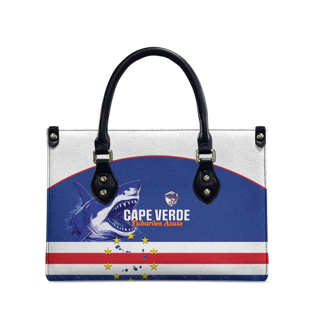 Cape Verde Football Leather Bag Come On Tubaroes Azuis Shark