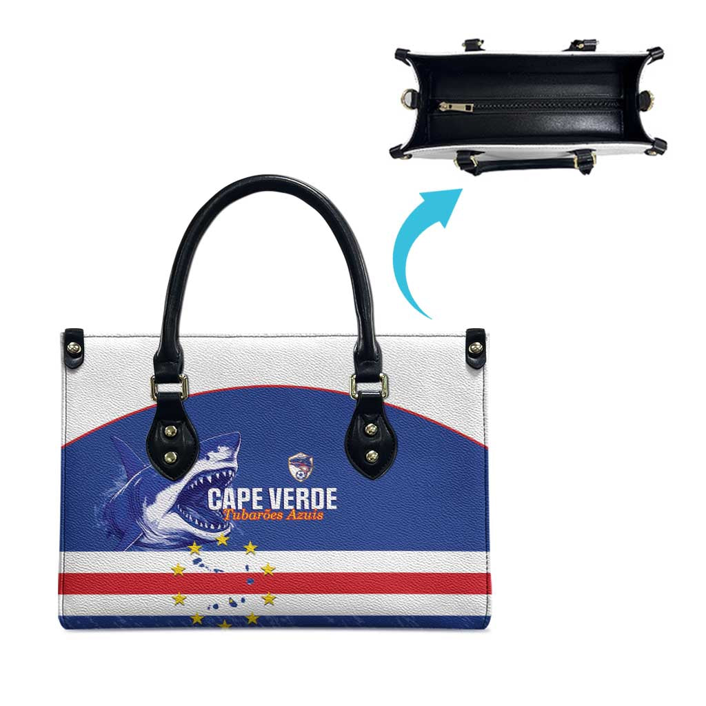Cape Verde Football Leather Bag Come On Tubaroes Azuis Shark